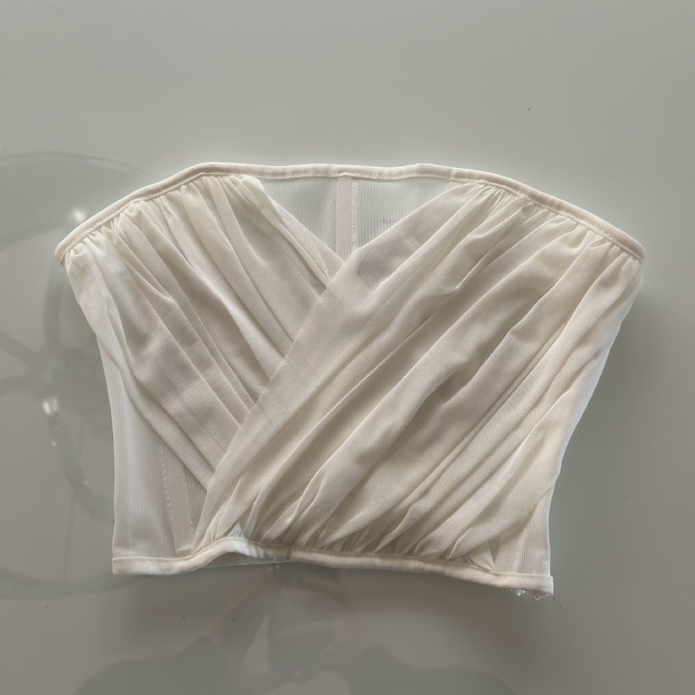 Asyou white crop top in XS from asos